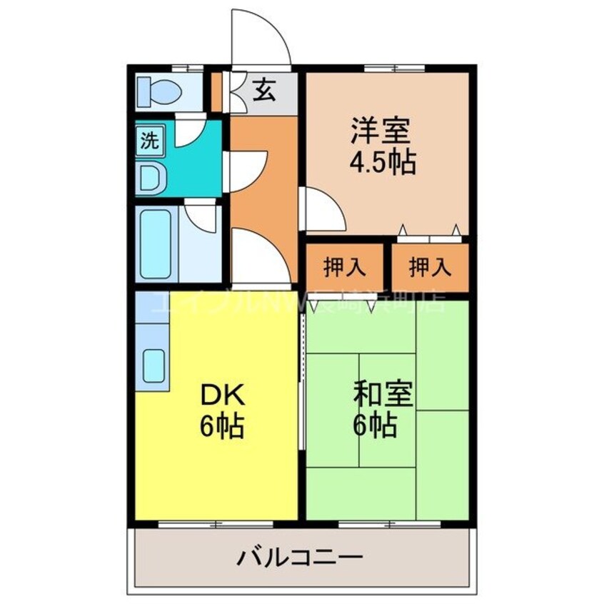 間取図 HILL SIDEⅢ