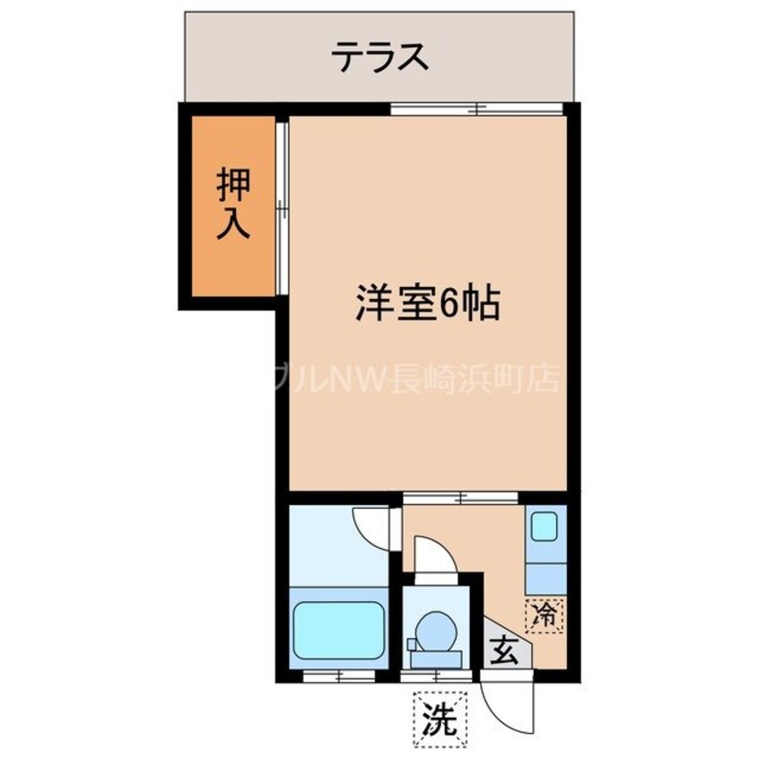 間取図 コーポ秀月