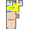 コーポ・平和 1DKの間取り