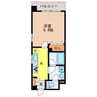 Residence桶屋 1Kの間取り