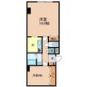 ドエル宝栄 1LDKの間取り