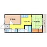 コーポ悠 2DKの間取り