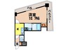 さくら坂マンション参番館 1Kの間取り