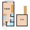 プリムローズ長崎 1Rの間取り
