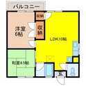 フォーリーフ大宮の間取図