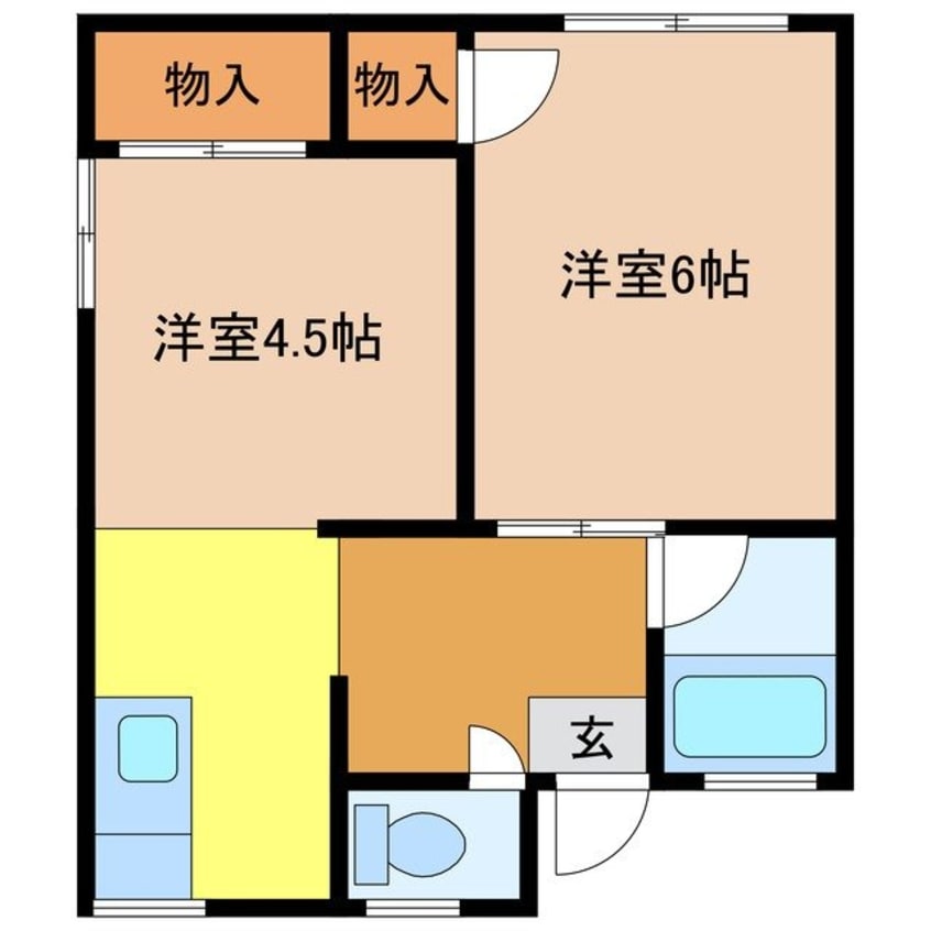 間取図 ファボリート愛宕