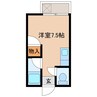 ホワイトハウス西山 1Rの間取り