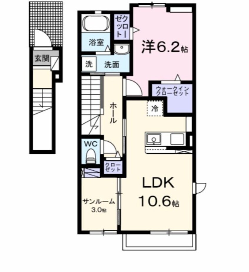 間取図 メゾン未来