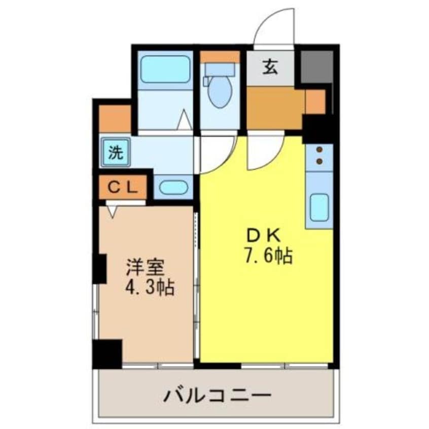 間取図 アミティ青雲通り