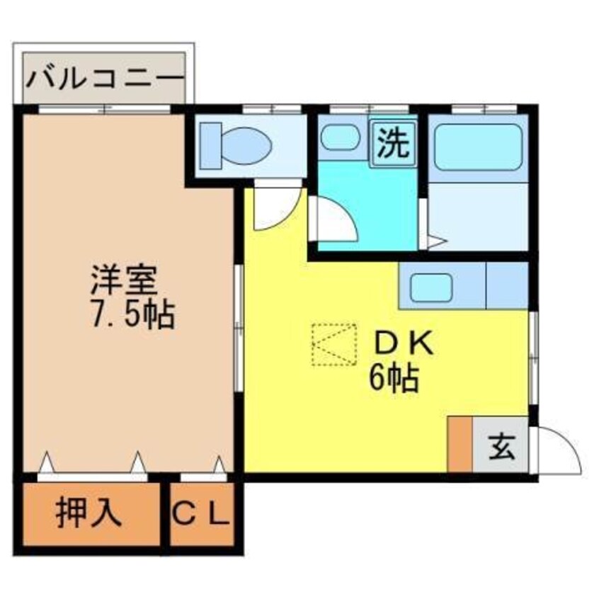 間取図 サウスタウン雄飛