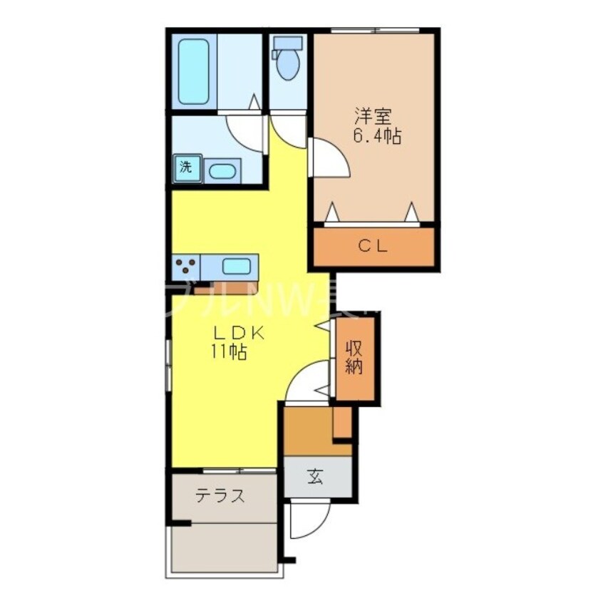 間取図 エスペランサYSK