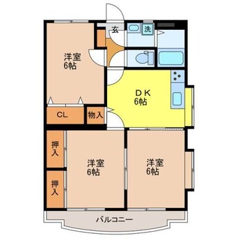 間取図 柿田マンション