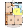柿田マンション 3DKの間取り