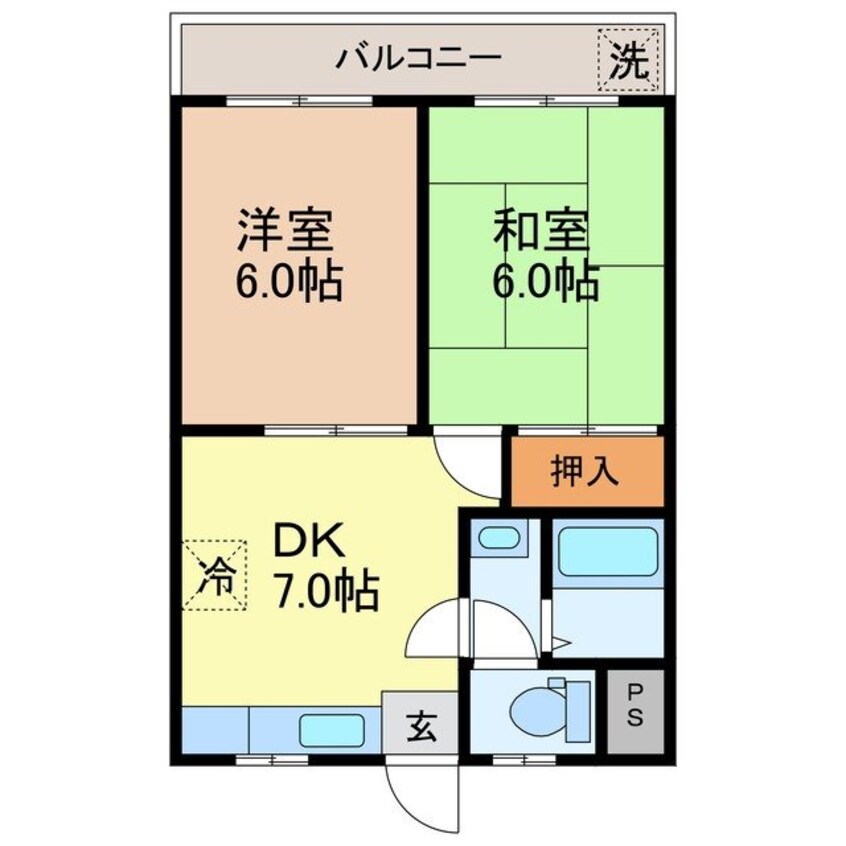 間取図 川平インターマンション