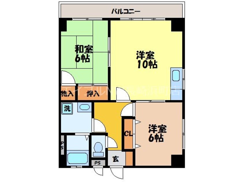 間取図 アドバンス・ベル