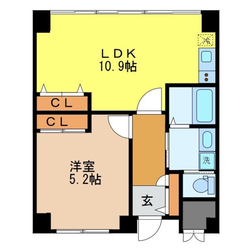 間取図 ドエル梁川公園