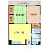 野口ビル(油屋町) 2LDKの間取り