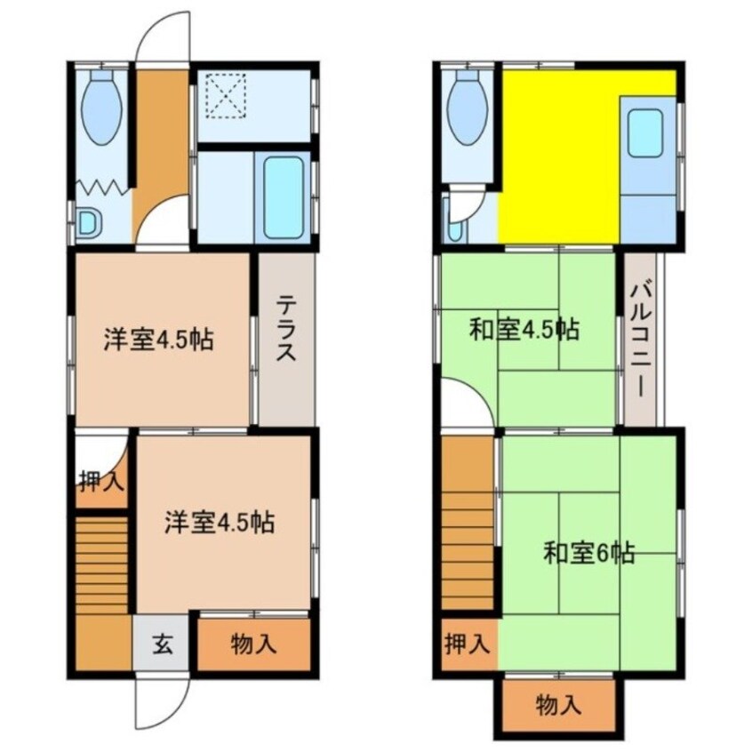 間取図 館内町戸建
