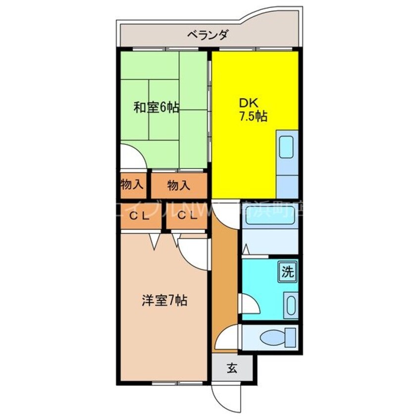 間取図 ヴューマンション松尾