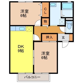 間取図 セジュール鳴見ヶ丘