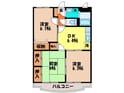 柳原マンションⅡの間取図