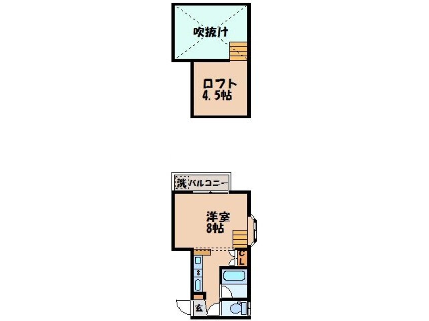 間取図 スカイコート錦