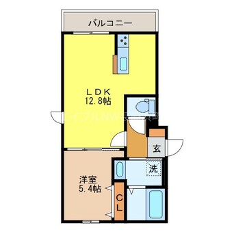 間取図 コンフォルトⅥ