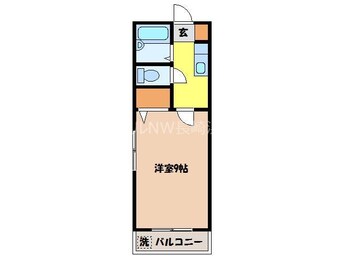 間取図 長崎市電３系統<長崎電気軌道>/新中川町駅 徒歩12分 2階 築28年