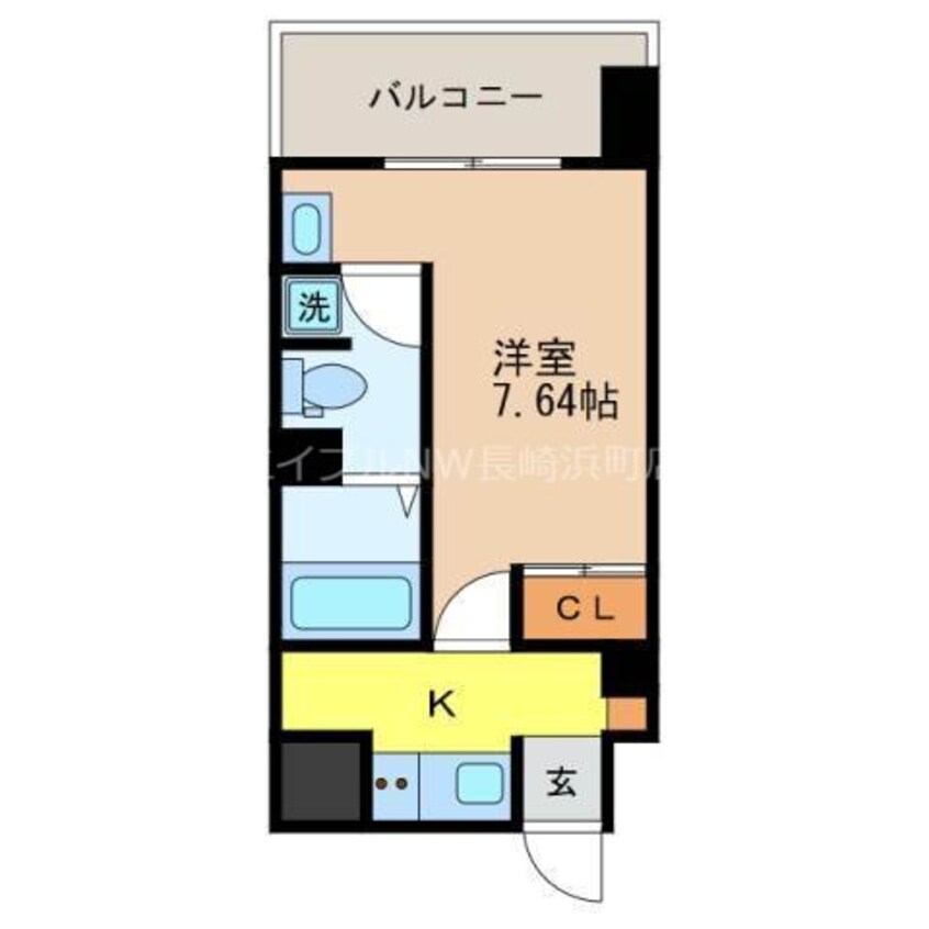 間取図 レジデンス古町