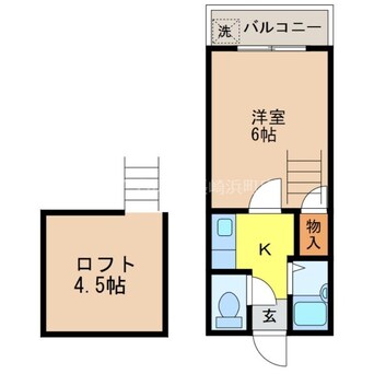 間取図 クイーン・パレスin長崎