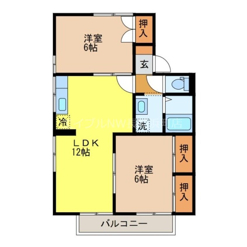 間取図 セジュールM B棟