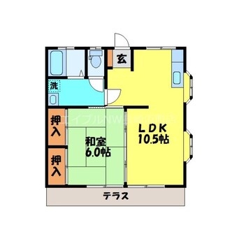 間取図 レインボーヒルズ