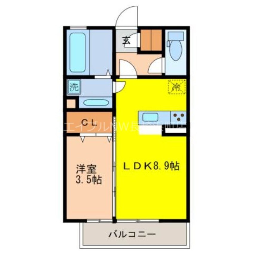 間取図 リッチプルメリア