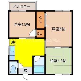 間取図 ガーデンヒルズ白木