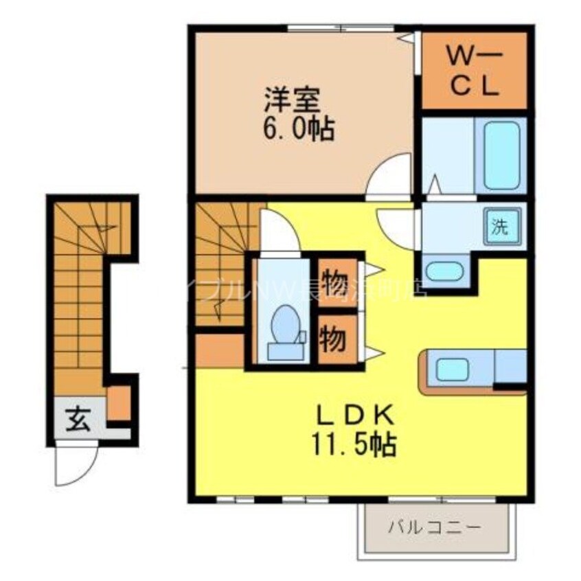 間取図 アメニティコーポラス