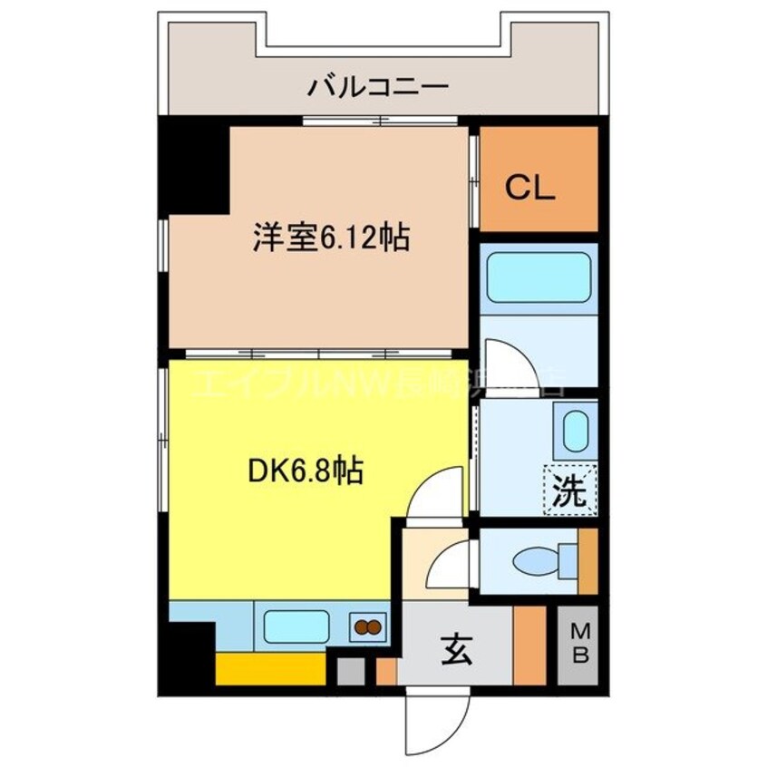 間取図 イメゾン麹屋