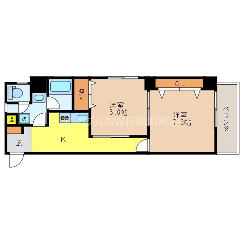 間取図 エスポワール清水