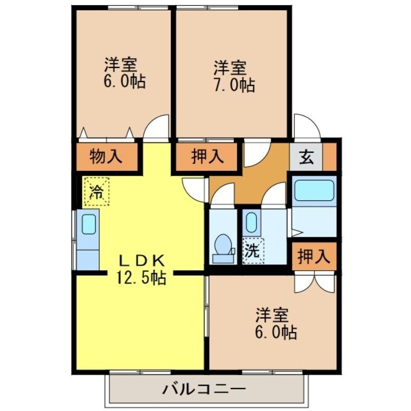 間取り図 まなび野参番館