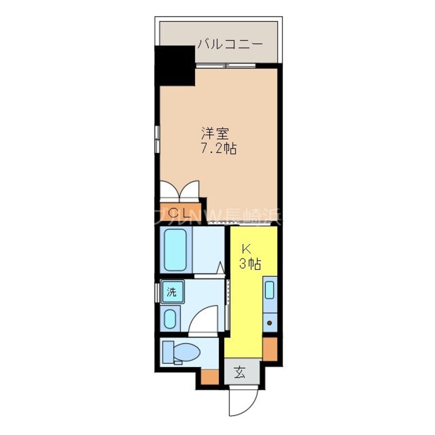 間取図 アミティ磨屋通り