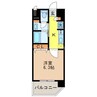 Residence中川 1Kの間取り