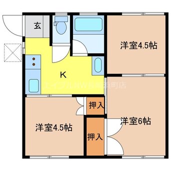 間取図 東小島ハイツ