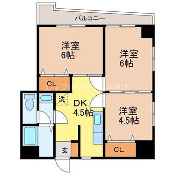 間取図 筑後屋柴田ビル