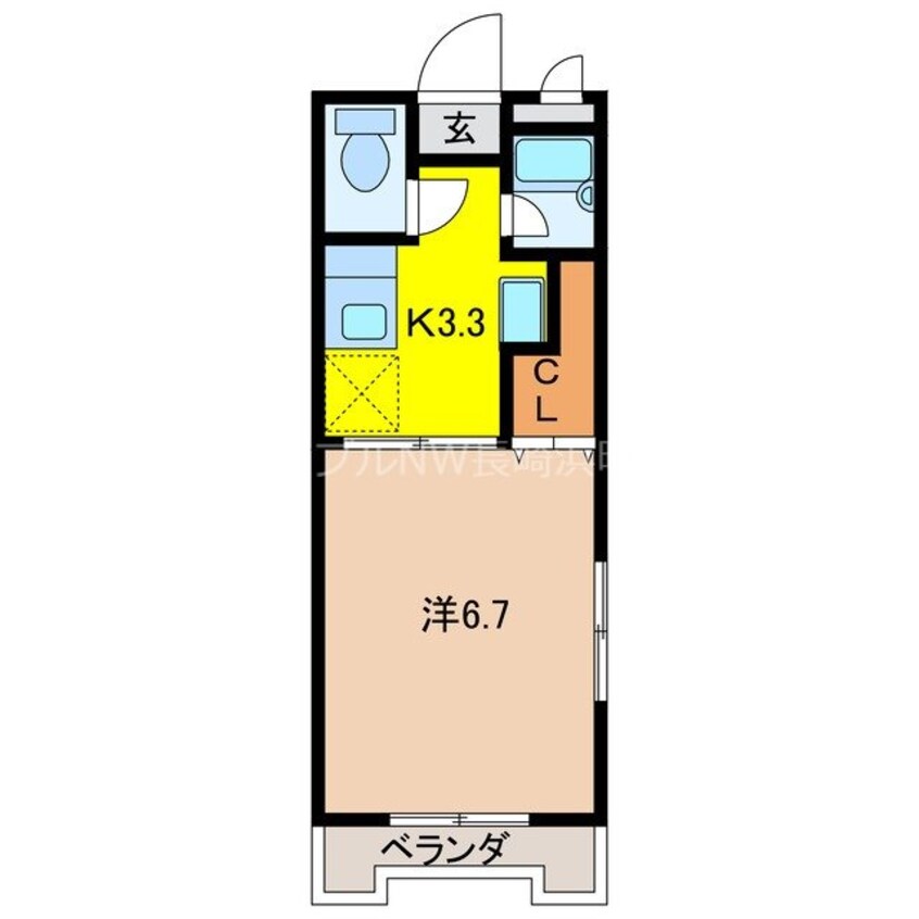 間取図 八坂マンション