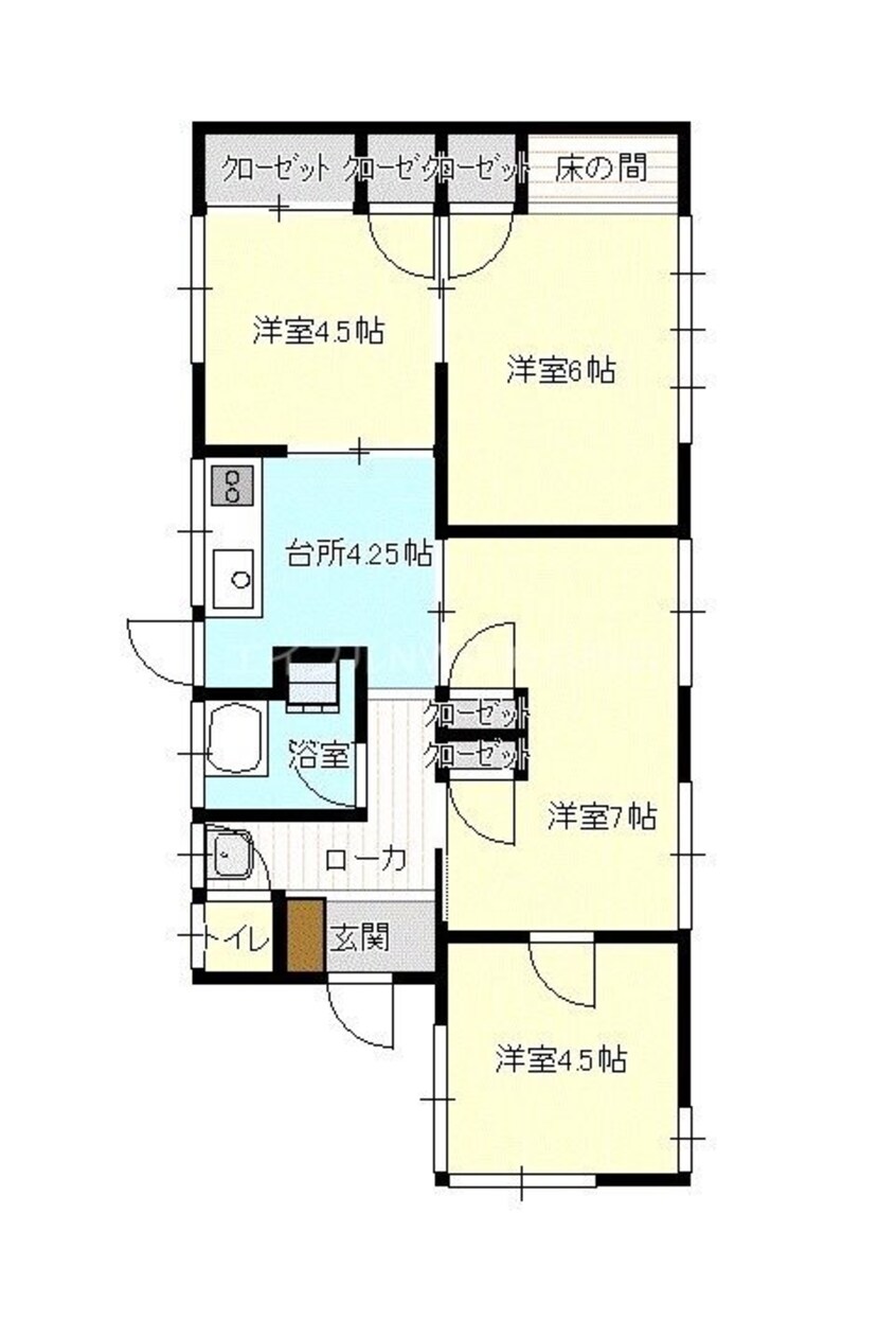 間取図 風頭戸建て