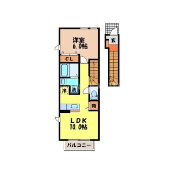 間取図 カレントハウス・ソレイユⅡ