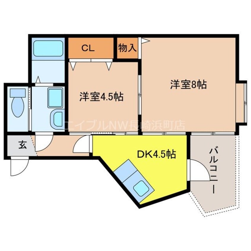 間取図 市丸ハイツ（新館）