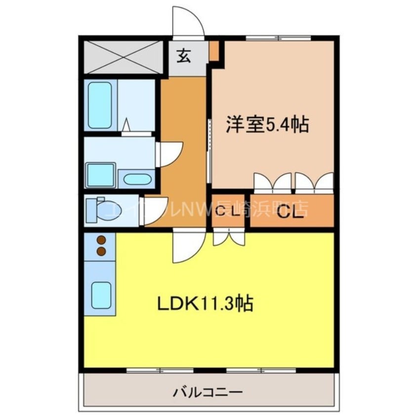 間取図 プランドール弐番館