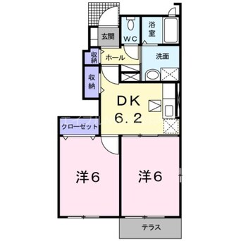 間取図 西九州新幹線/新大村駅 徒歩38分 1階 築14年