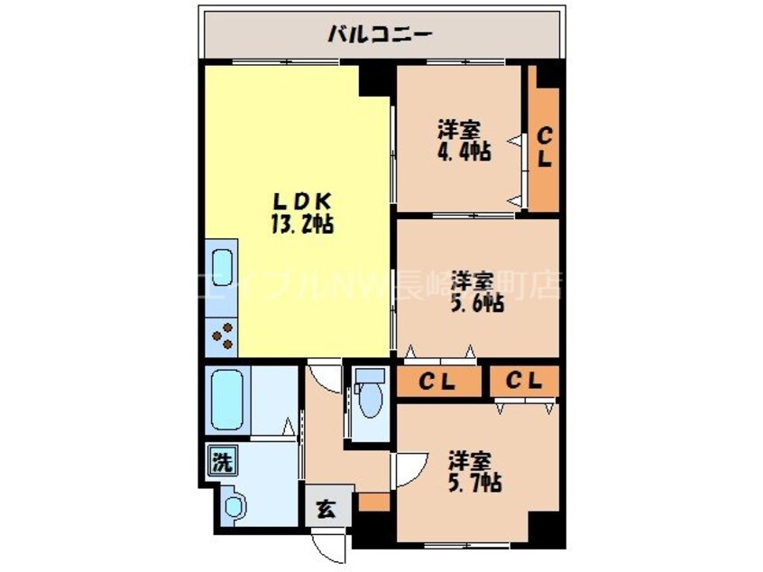 間取図 フューチャー川口町