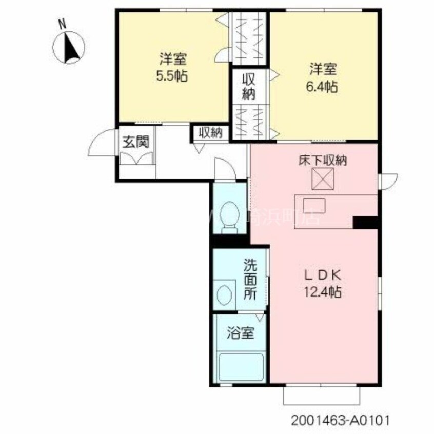 間取図 大村線/竹松駅 徒歩11分 1階 築10年